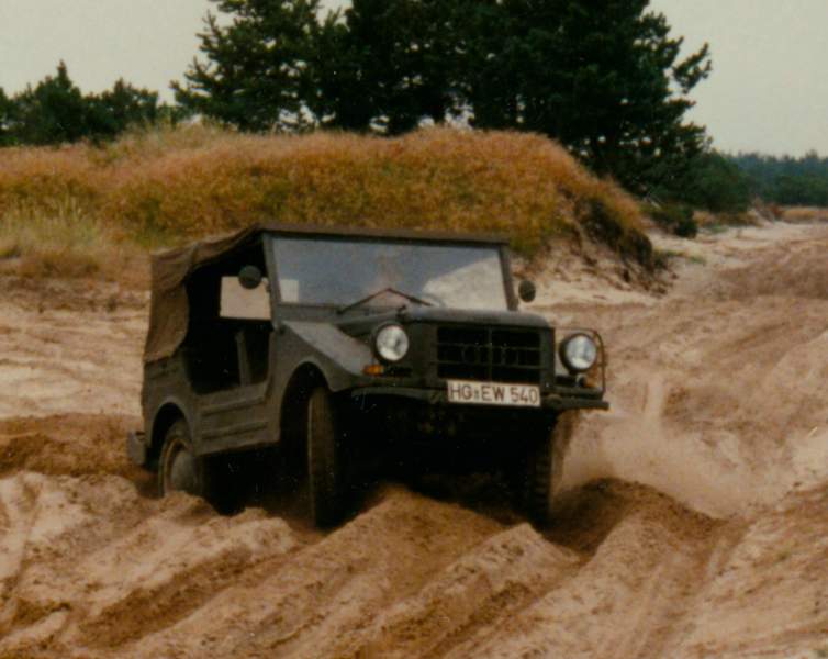 DKW Munga 4,  BJ 1967, 44 PS, 1 l, 3 Zyl. 2 Takt, 1984 bis 1999