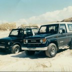 Suzuki LJ 413, BJ 1985, 64 PS, 1995 bis 1997.
Toyota LJ 73, BJ 1989, 86 PS, 2,5 l Diesel, 1994  bis 1999