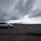 The T-reg on a lava plate near mountain road F210