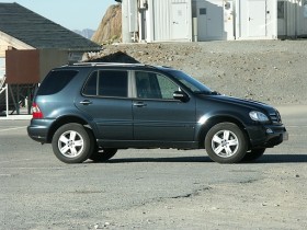 Mein einstiger ML270 CDI auf dem Parkplatz des Kaunertaler Gletschers