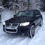 Der erste Schnee mit dem Touareg